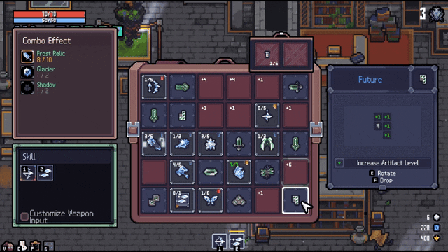 Sephiria inventory build example